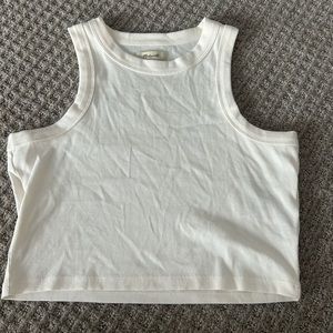 Madewell cream tank top size medium.